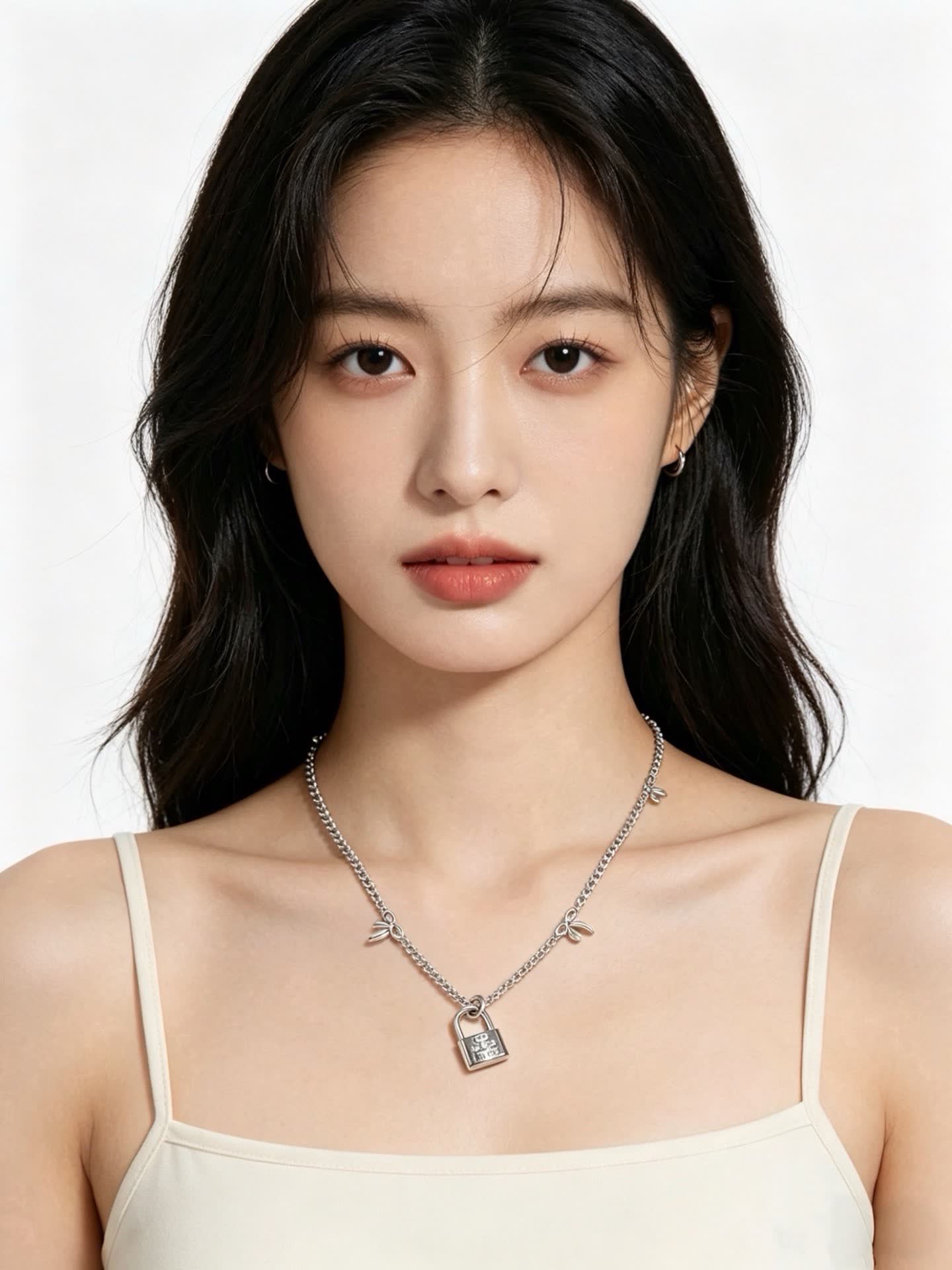 Tiffany & Co. Lock Charm Necklace
